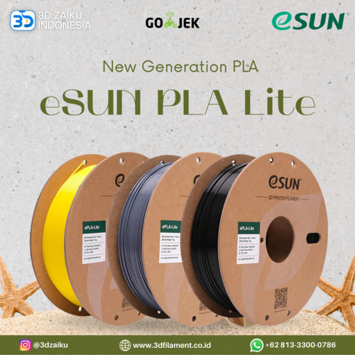 eSUN PLA Lite 3D Printer Filament Affordable High Strength 